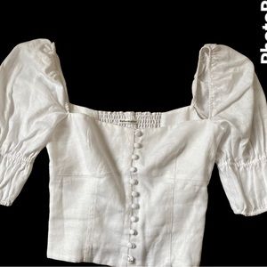 Reformation Sweetheart Top